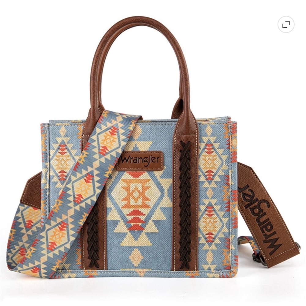 Wrangler Blue Tote Crossbody Purse/ Handbag NWT